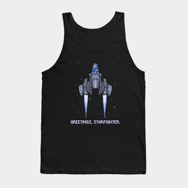 Greetings, Starfighter Tank Top by SouzouInc